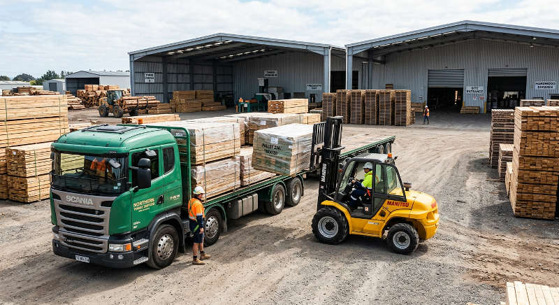 Bulk timber and fencing supply ready for winter builds