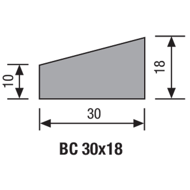 SCOTIA Sc28 Bevelled 30x10x18