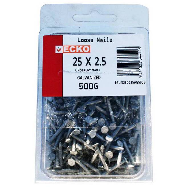 Underlay Nails 500g 25 x 2 50mm